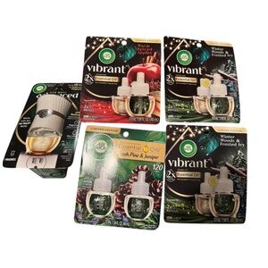 New Bundle Air Wick Essential Oil Refills Holiday Christmas Seasonal Winter Cozy